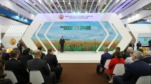 Президент НСА принял участие в церемонии открытия юбилейной агропромышленной выставки страны