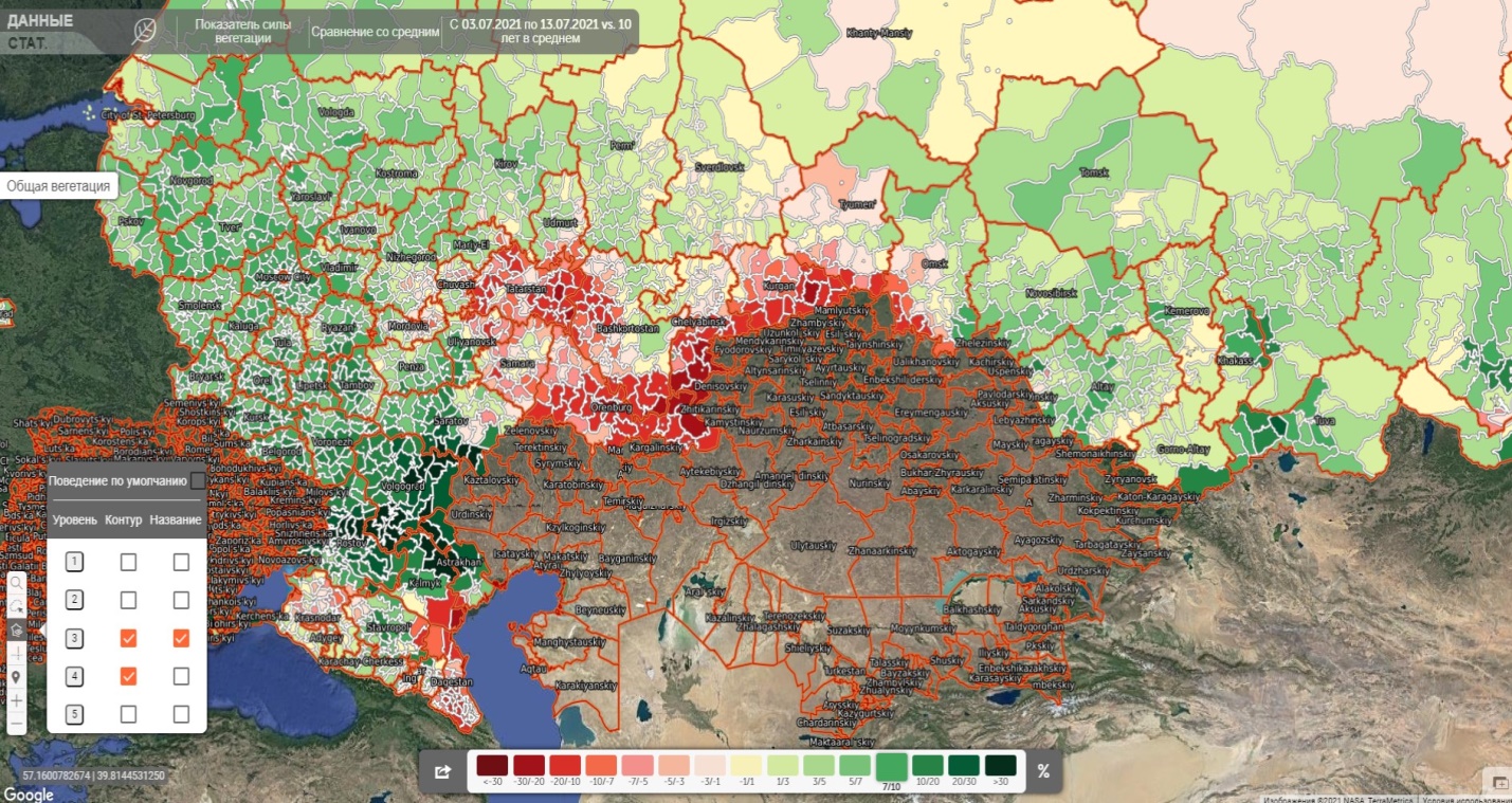 НСА: снижение урожая из-за засухи может произойти в хозяйствах 14 регионов